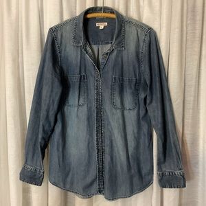 Super soft all cotton denim shirt